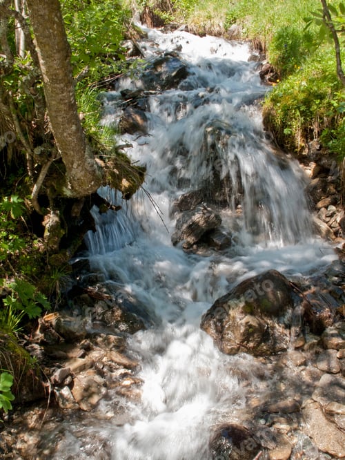 Preview: Stream At Dischmatal, Davos, Grisons, Switzerland