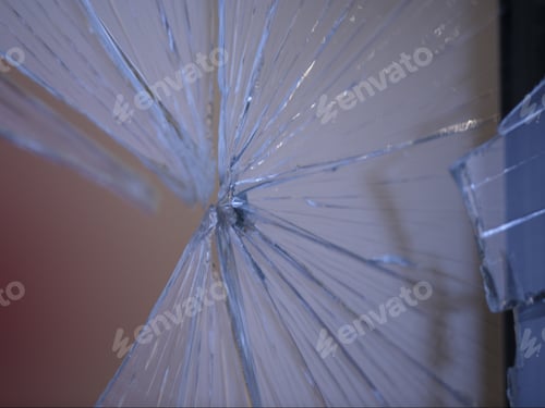 Preview: Close Up Of Shattered Window
