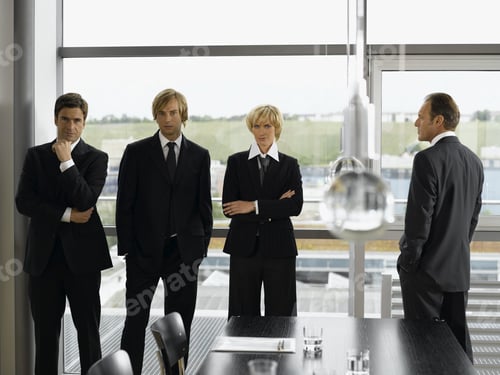 Preview: Group Of Businesspeople In Conference Room