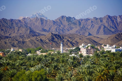 Preview: View From Fortress Over Nizwa, Ad Dakhiliyah, Oman