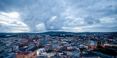 Preview: Scenic View Over Oslo, Norway