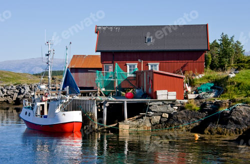Preview: View Of Nes, Vega Archipelago, Sor-Helgeland, Helegland, Nordland, Norway