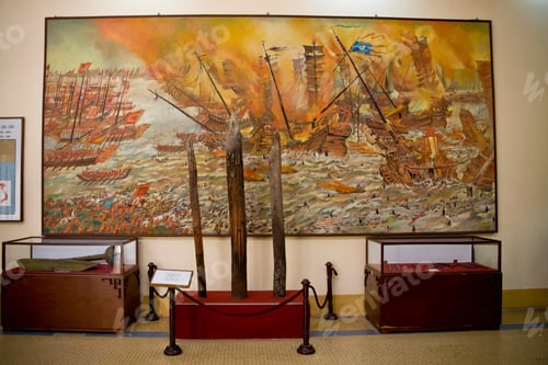 Preview: Wooden Stakes From 13Th Century In National Historical Museum, Ho Chi Minh City, Saigon, Vietnam
