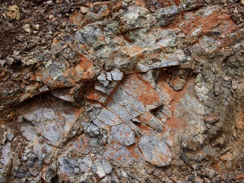 Preview: Close Up Of Ore In Soil Near Koumac, New Caledonia, Overseas Territory Of France