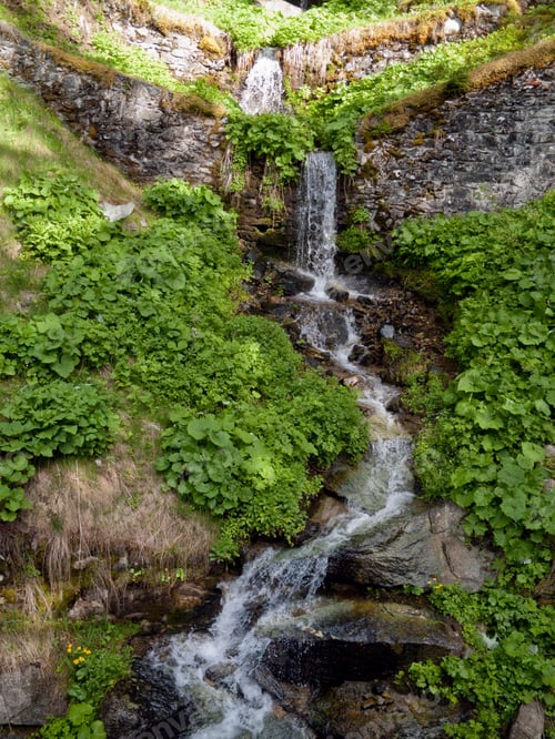 Preview: Cascade At Dischmatal, Davos, Grisons, Switzerland, Dischma