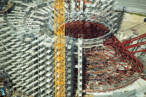 Preview: Aerial View Of A Construction Site, Munich, Upper Bavaria, Germany