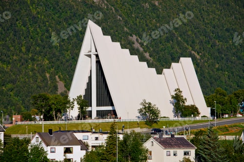 Preview: The Arctic Cathedral, The Tromsdalen Church, Tromso, Troms, Norway