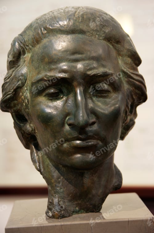 Preview: Bust Of Frederic Chopin At The Real Cartuja De Valldemossa, Mallorca, Spain