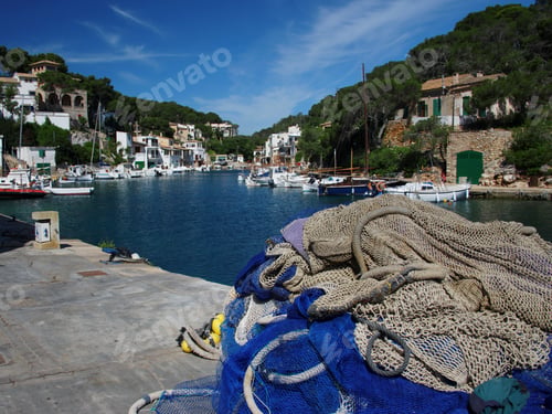 Preview: Small Harbor For Fisher Boats At Cala Figuera, Mallorca, Spain