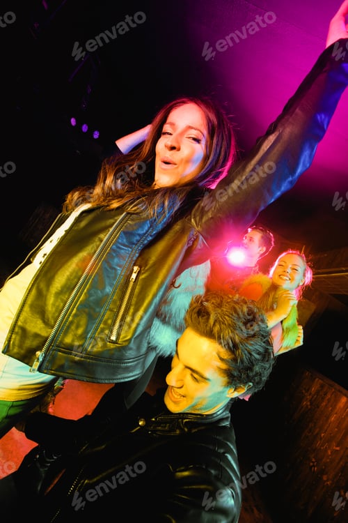 Preview: Young Couple Dancing In Nightclub