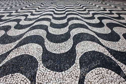 Preview: Pavement In Front Of Monumento Dos Continentes, Manaus, Amazonas, Amazon River, Brazil