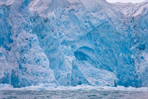 Preview: Detail Of Calving Monacobreen Glacier, Liefdefjorden, Haakon Vii Land, Spitsbergen, Svalbard