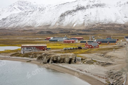 Preview: Ny-Alesund, Kongsfjorden, Spitsbergen, Svalbard, Norway, Europe