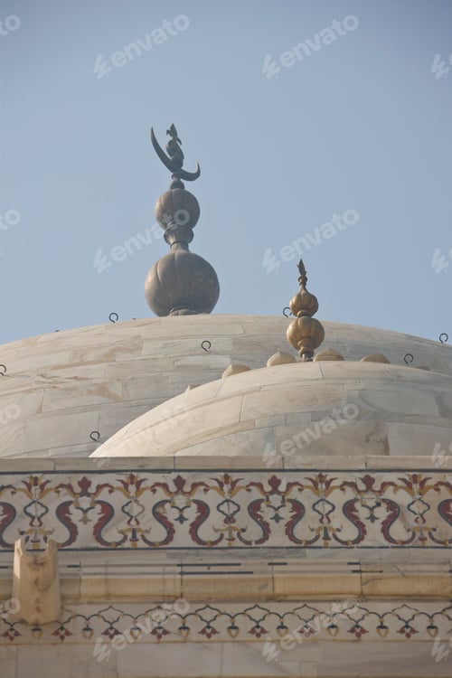 Preview: Domes Of The Taj Mahal, Agra, Uttar Pradesh, India, South Asia