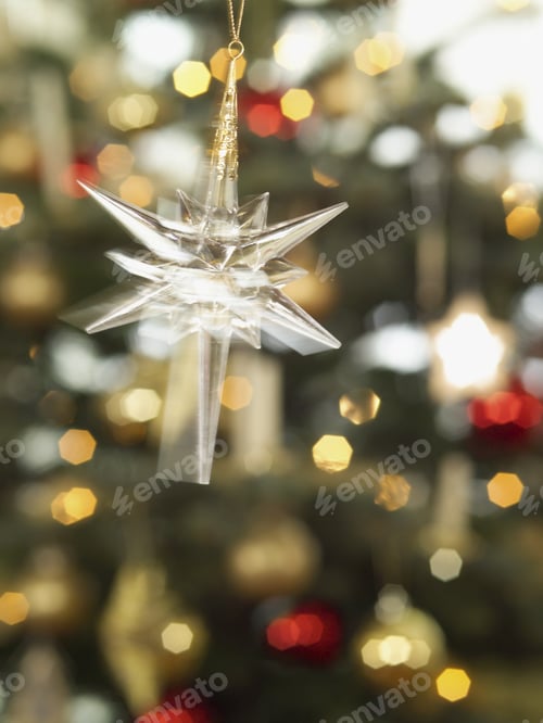 Preview: Close Up Of Star Christmas Ornament