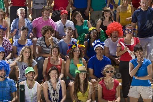 Preview: Fans At Soccer Game In Cape Town, South Africa