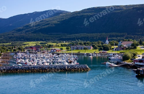 Preview: Village Near Alsten Island, Helgeland, Nordland, Norway