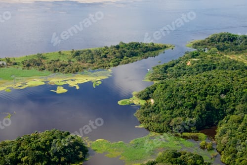 Preview: Aerial View Of The Region Around Manaus, Amazonas, Amazon River, Brazil