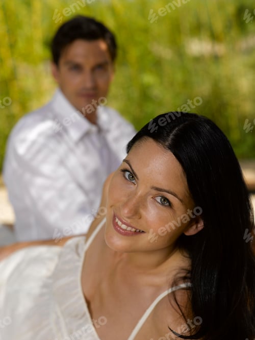 Preview: Woman With Boyfriend In Background