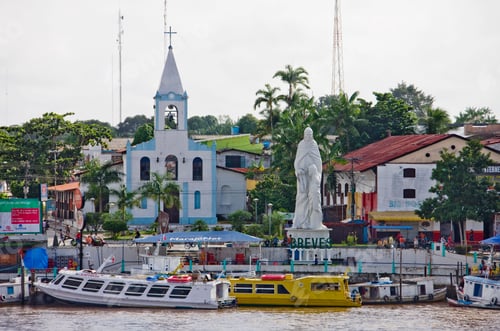 Preview: Harbor At Breves, Marajo, Breves Channels, Brazil