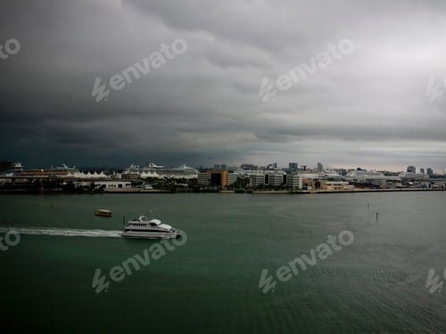 Preview: Thunderstorm In Miami, Florida, Usa