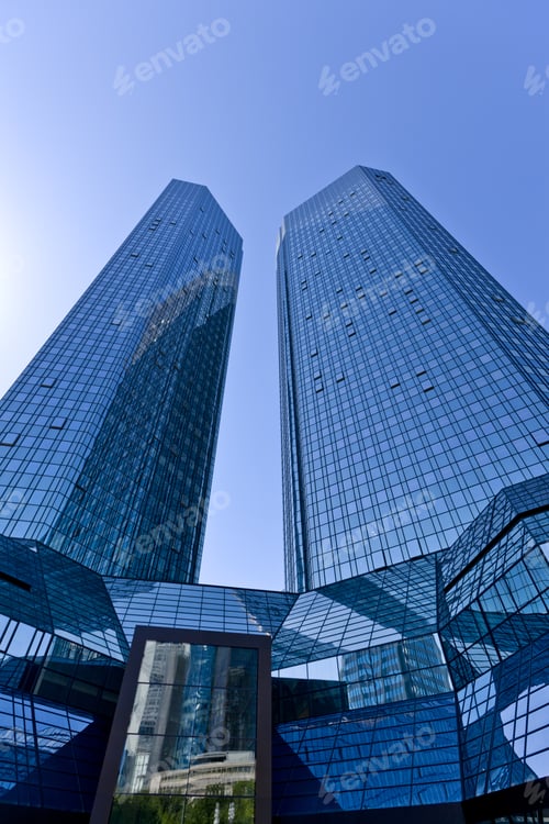 Preview: Deutsche Bank Twin Towers, Frankfurt, Hesse, Germany