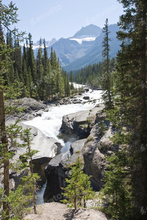 Preview: Mistaya River And Mistaya Canyon, Banff National Park, Alberta, Canada