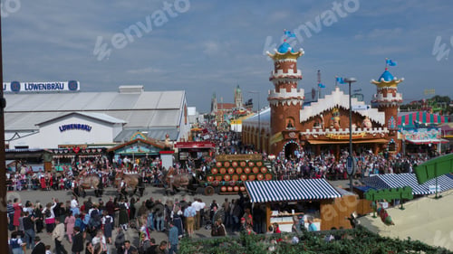 Preview: Horse Drawn Carriage At The Annual Oktoberfest Parade, Munich, Bavaria, Germany