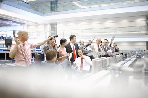 Preview: Businesspeople Working At Stock Market