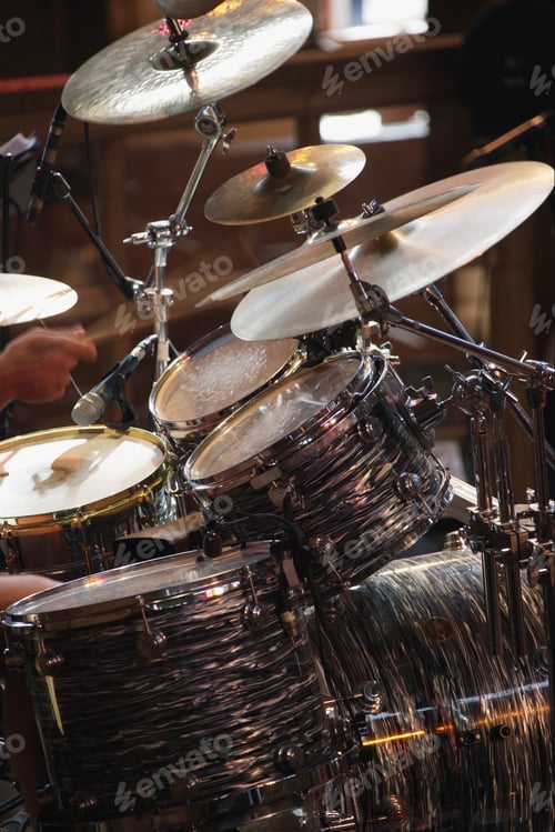 Preview: Person Playing Drums In Munich