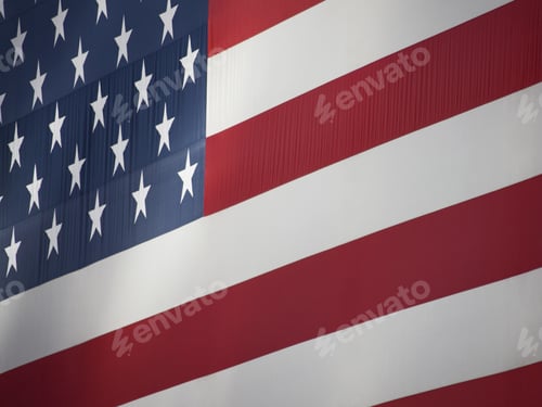 Preview: American Flag, Manhattan, New York City, New York, United States