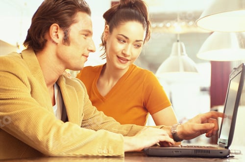Preview: Young, Casual Executives With Laptop