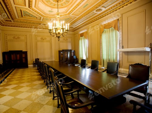 Preview: Salon Duaba, Conference Hall Inside Capitol, Havana, Cuba