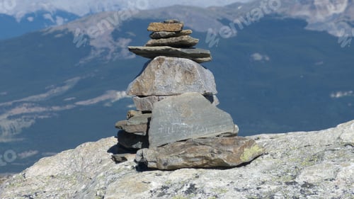 Preview: Stone Composition On Whistler'S Mountain, Jasper, Alberta, Canada