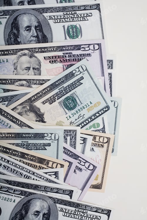 Preview: Close Up Of Assorted Us Paper Currency
