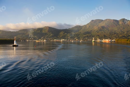 Preview: View To Victoria, Mahe Island, Seychelles