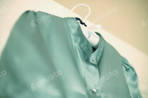 Preview: Low Angle View Of A Shirt On A Hanger