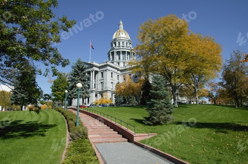 Preview: View Of Capitol Building, Denver, Colorado, Usa