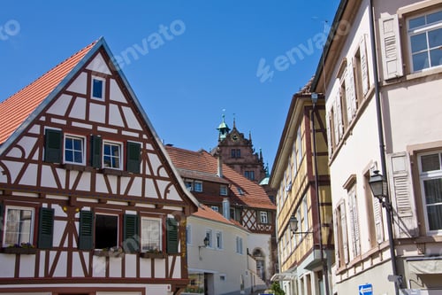 Preview: Half-Timbered House In Gernsbach, Black Forest, Baden-Wuerttemberg, Germany