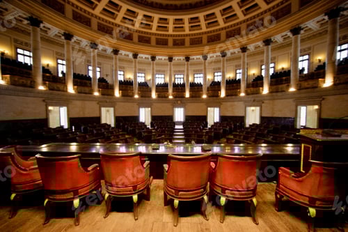 Preview: Hemiciclo Camilo Cienfuegos, Plenar Hall At Capitol, Havana, Cuba