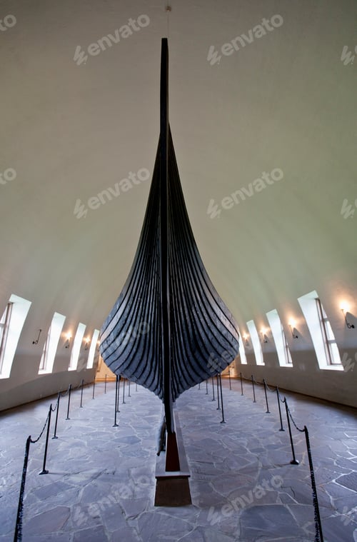Preview: The Gokstad Ship At The Viking Ship Museum In Oslo, Norway