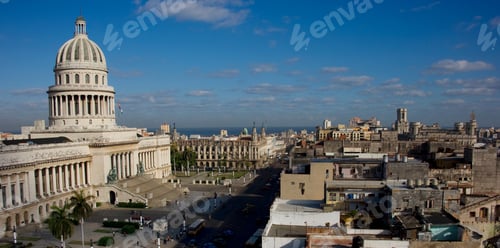 Preview: View From Hotel Saratoga To Capitol, Prado And Old Downtown Havana, Cuba