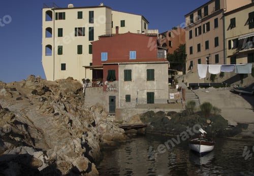Preview: Buildings Along Water, Marciana Marina, Elba, Tuscany, Italy
