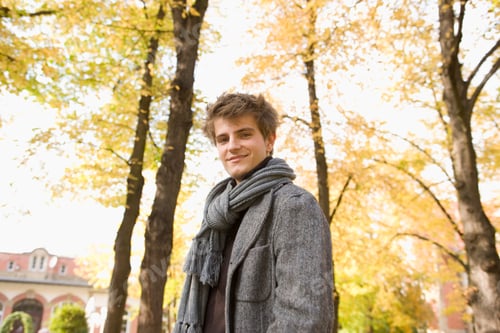 Preview: College Student On Autumn Campus
