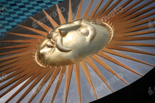 Preview: Detail Of Sun Emblem Within The Udaivilas Hotel Complex (Oberoi Hotel Group) Udaipur, Rajasthan
