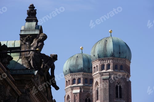 Preview: Cathedral Of Our Blessed Lady, Towers Of Frauenkirche, Munich, Germany