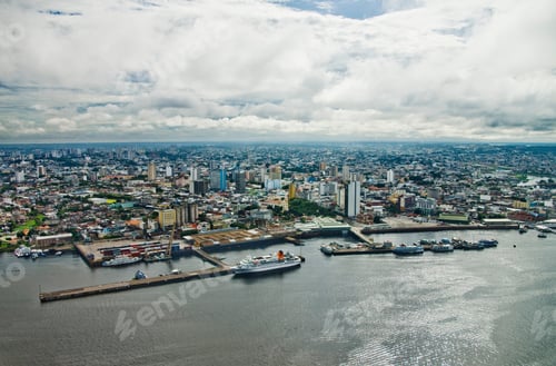 Preview: Aerial View Of Manaus, Amazonas, Amazon River, Brazil