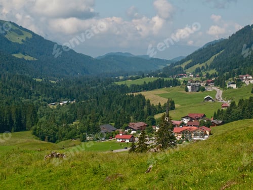 Preview: View To Balderschwang, Allgau, Bavaria, Germany