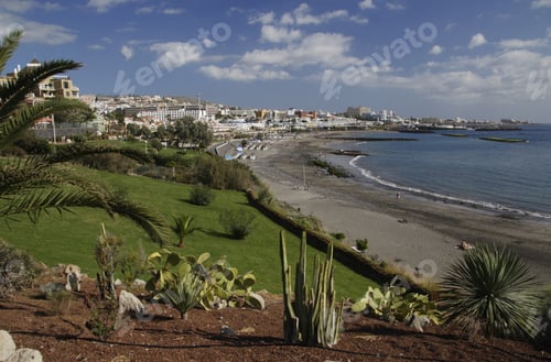 Preview: View To Playa De Las Americas, Tenerife, Canary Islands, Spain