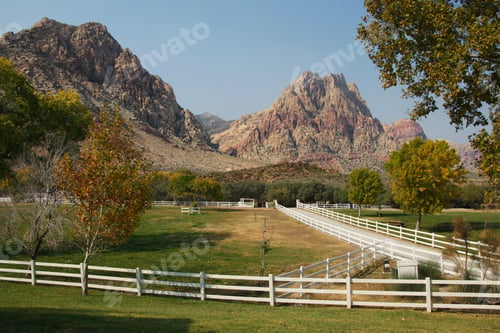 Preview: Spring Mountain Ranch State Park In Autumn, Las Vegas, Nevada, Usa